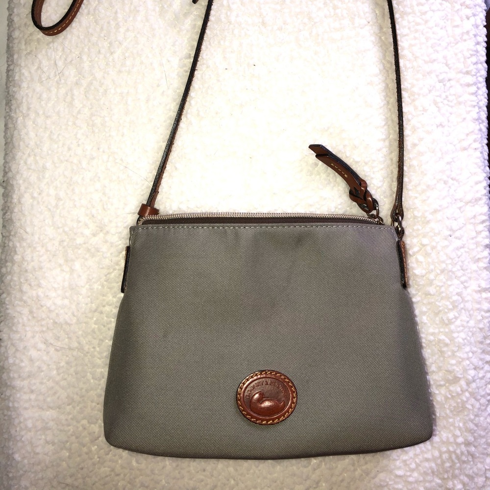 Dooney & Bourke Gray Canvas Crossbody